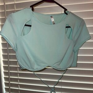 Lucy in the Sky blue crop top